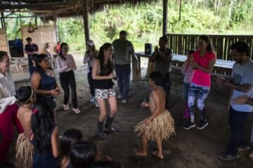 amazon indigenous people dancing