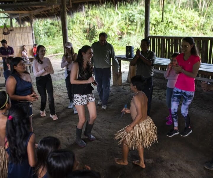 amazon indigenous people dancing